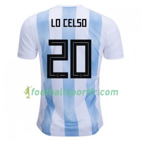 Tenue Argentine Lo Celso 20 Domicile Coupe du monde 2018 Maillot de Foot